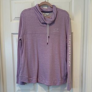 Vineyard Vines Lavender Cowl Neck Hoodie